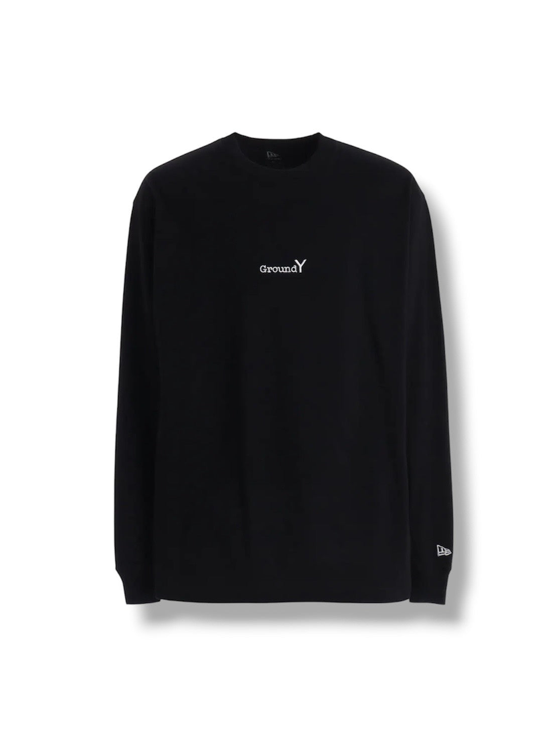【Ground Y - グラウンドワイ】Ground Y × NEW ERA LONG SLEEVE T / BLACK(Tシャツ/ブラック)