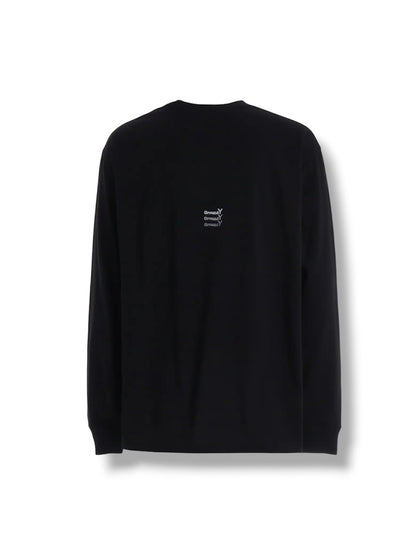 【Ground Y - グラウンドワイ】Ground Y × NEW ERA LONG SLEEVE T / BLACK(Tシャツ/ブラック)