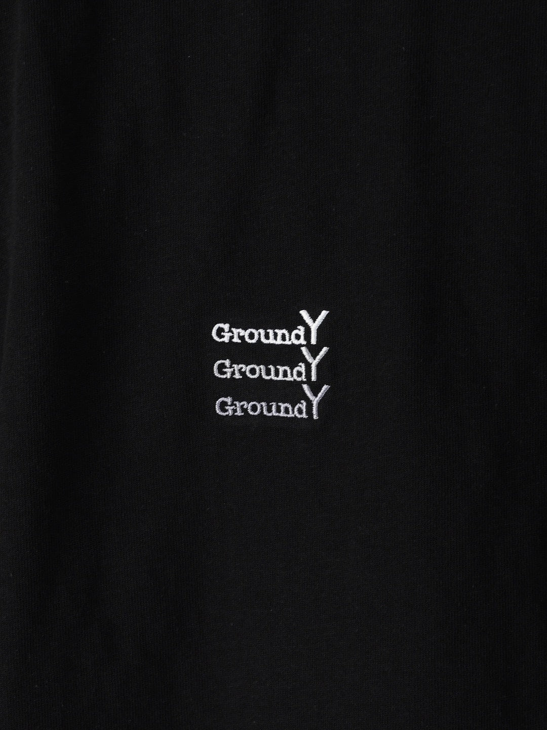 【Ground Y - グラウンドワイ】Ground Y × NEW ERA LONG SLEEVE T / BLACK(Tシャツ/ブラック)