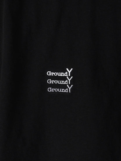 【Ground Y - グラウンドワイ】Ground Y × NEW ERA LONG SLEEVE T / BLACK(Tシャツ/ブラック)