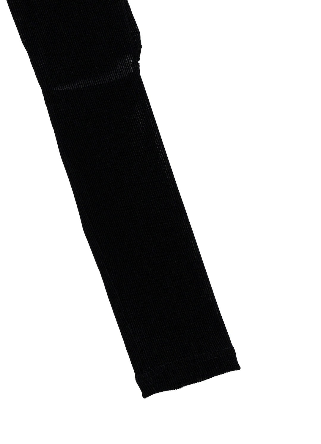 【Ground Y - グラウンドワイ】FLOCKED STRIPE ELBOW-CUT TULLE / BLACK(チュール/ブラック)