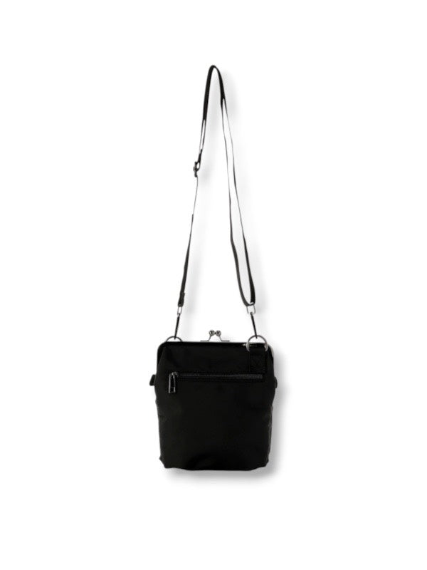 【Ground Y - グラウンドワイ】SMALL HELMET BAG WITH CLASP / BLACK(ショルダーバッグ/ブラック)
