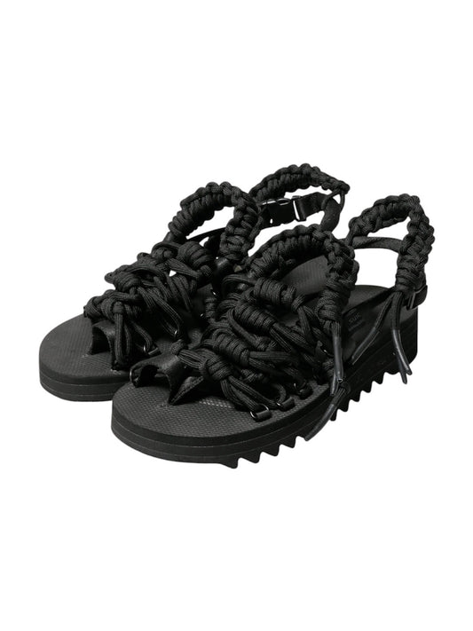 【beautiful people - ビューティフルピープル】beautiful people×SUICOKE SUICOKE over engineering sandals (サンダル/ブラック)
