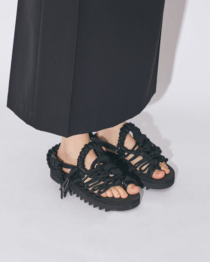 【beautiful people - ビューティフルピープル】beautiful people×SUICOKE SUICOKE over engineering sandals / BLACK (サンダル/ブラック)