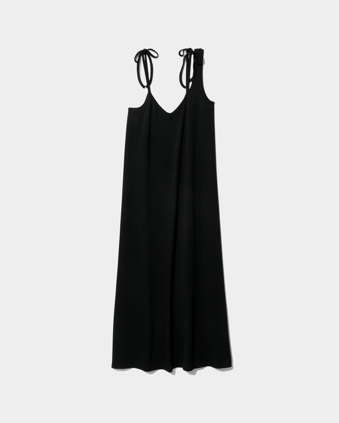 【beautiful people - ビューティフルピープル】double-end suvin compact jersey dress/ BLACK（ドレス/ブラック)