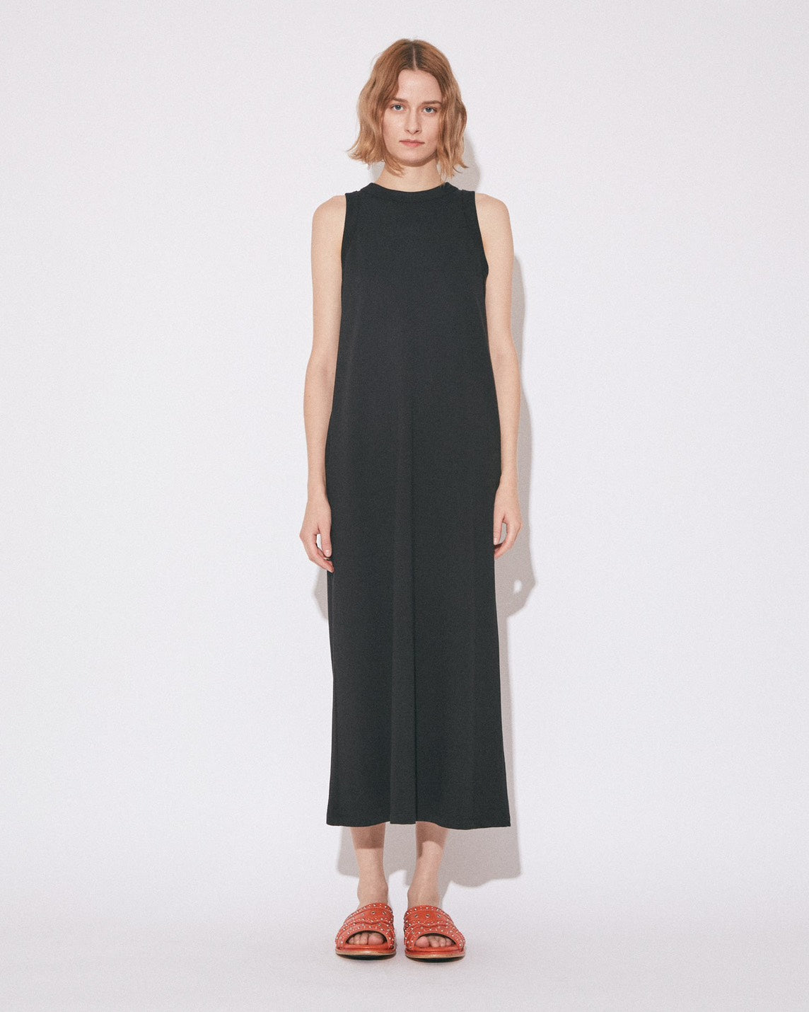 【beautiful people - ビューティフルピープル】suvin compact jersey tank-top dress/ BLACK（ドレス/ブラック)