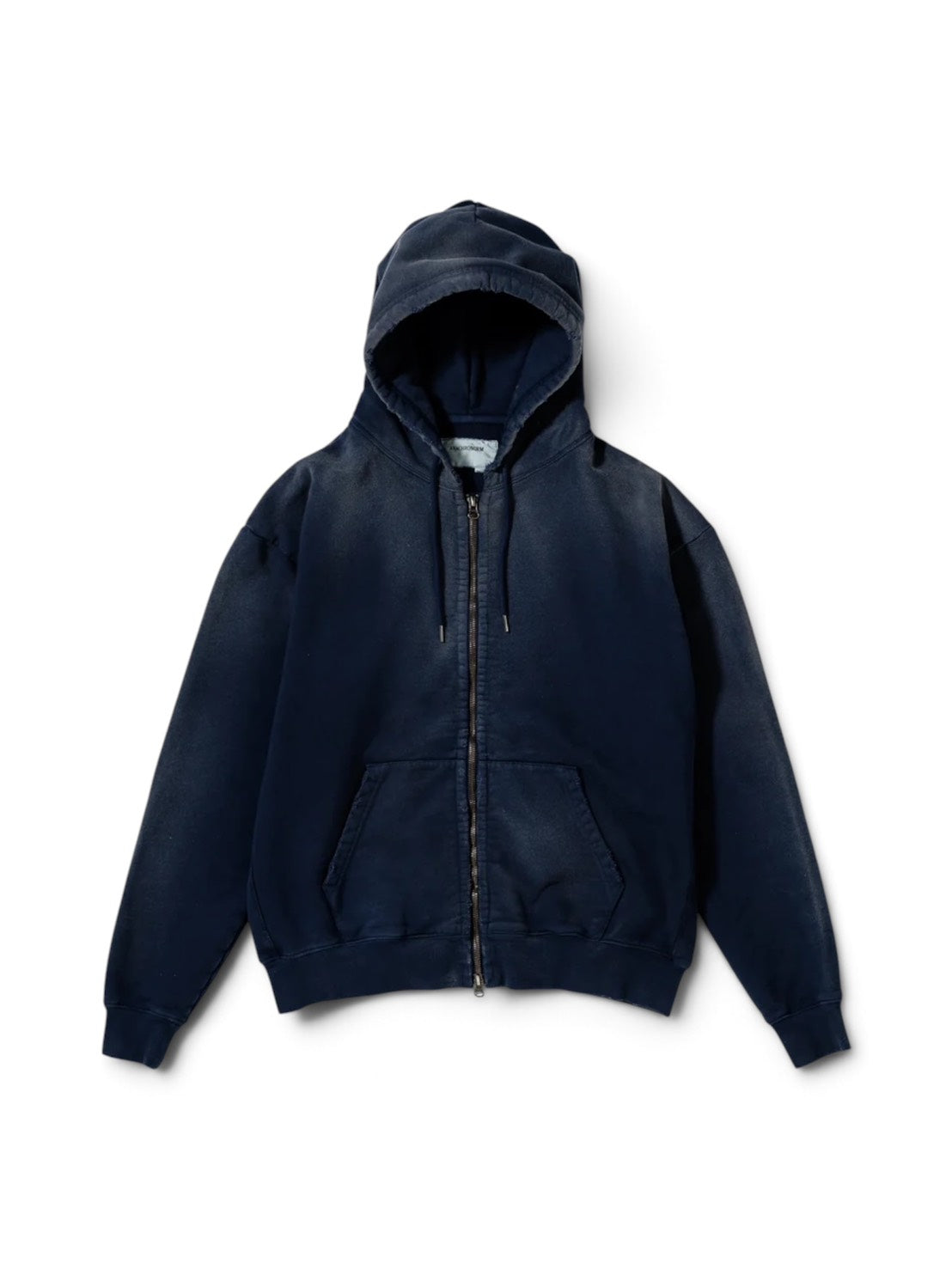 【ANACHRONORM - アナクロノーム】FADED FULL ZIP HOODIE / NAVY (パーカー/ネイビー)