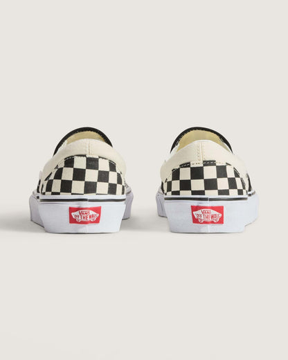 【VANS - ヴァンズ】 Ua Classic Slip-On / BLACK / WHITE CHECKERBOARD (スニーカー / ブラック / ホワイトチェッカーボード)