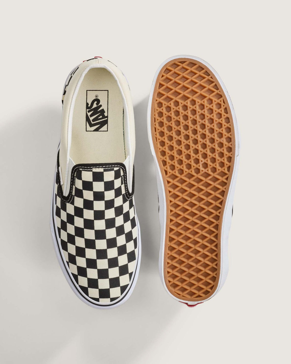 【VANS - ヴァンズ】 Ua Classic Slip-On / BLACK / WHITE CHECKERBOARD (スニーカー / ブラック / ホワイトチェッカーボード)