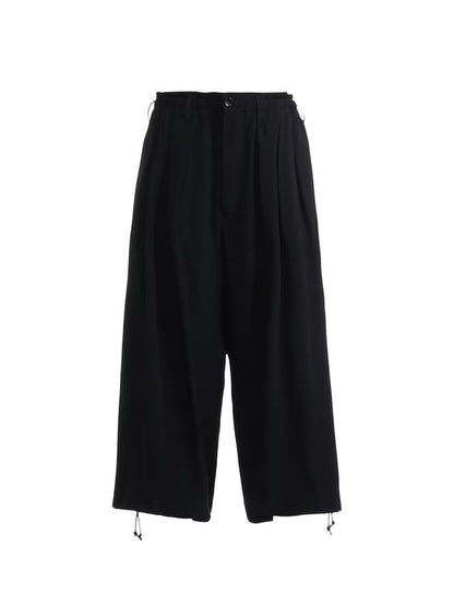 【Ground Y - グラウンドワイ】CREPE DE CHINE BALLOON PANTS / BLACK(パンツ/ブラック)