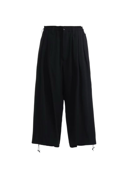【Ground Y - グラウンドワイ】CREPE DE CHINE BALLOON PANTS / BLACK(パンツ/ブラック)