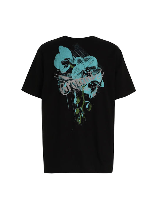 【Ground Y - グラウンドワイ】JERSEY ORCHID T-SHIRT / BLACK(Tシャツ/ブラック)