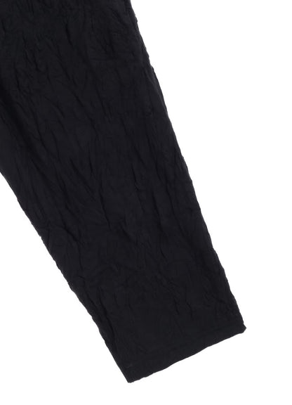 【Ground Y - グラウンドワイ】CATCH WASHER HEM ROUND JUMBO T-SHIRT LONG SLEEVES / BLACK(Tシャツ/ブラック)
