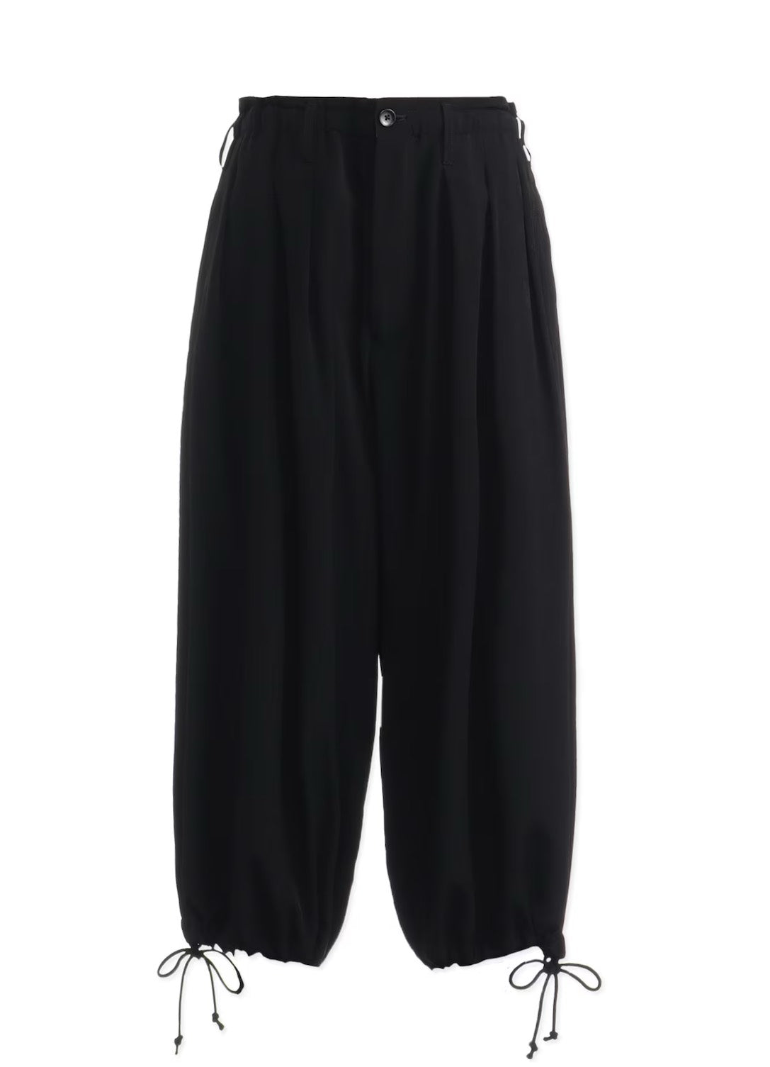 美品 Ground-Y グラウンドワイ バルーン サルエル パンツ 423O▲ Ground Y - グラウンドワイ】CREPE DE CHINE BALLOON PANTS / BLACK