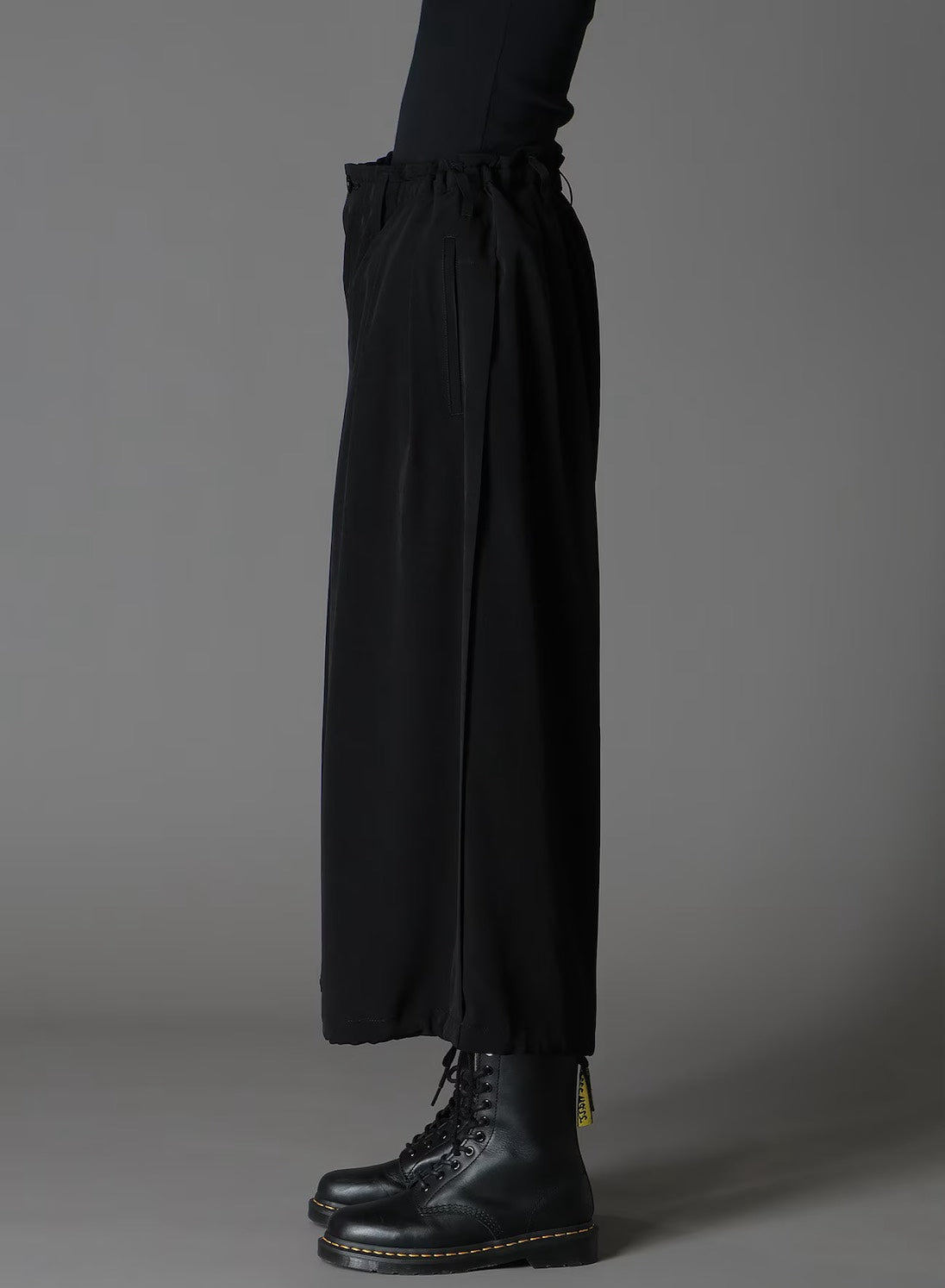 ちゅん 期間限定セール　グラウンドワイ GROUND Y パンツ Ground Y - グラウンドワイ】CREPE DE CHINE BALLOON PANTS / BLACK