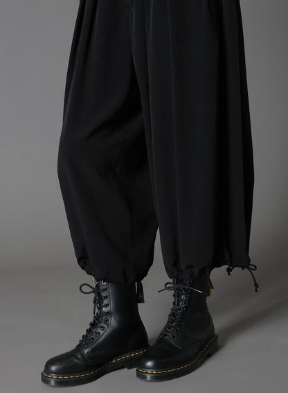 【Ground Y - グラウンドワイ】CREPE DE CHINE BALLOON PANTS / BLACK(パンツ/ブラック)