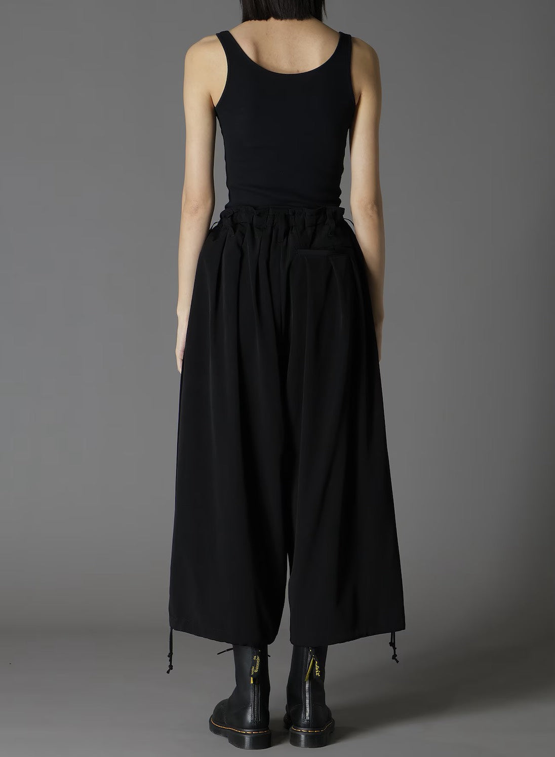 【Ground Y - グラウンドワイ】CREPE DE CHINE BALLOON PANTS / BLACK(パンツ/ブラック)