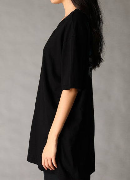 【Ground Y - グラウンドワイ】JERSEY ORCHID T-SHIRT / BLACK(Tシャツ/ブラック)