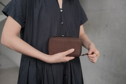 【Christian Peau - クリスチャンポー】CP 05138 -Cow leather/ DARK BROWN(財布/ダークブラウン)