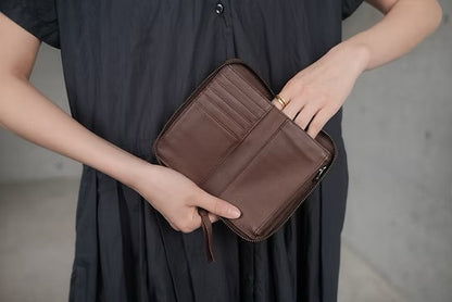 【Christian Peau - クリスチャンポー】CP 05138 -Cow leather/ DARK BROWN(財布/ダークブラウン)