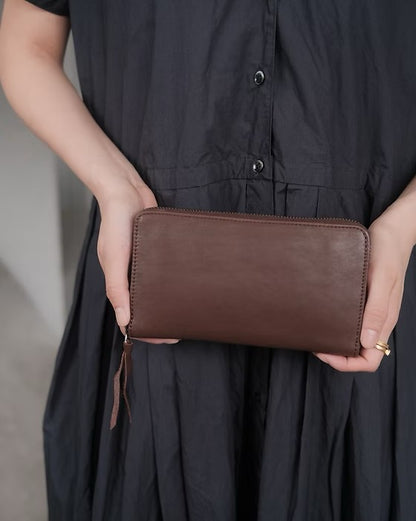 【Christian Peau - クリスチャンポー】05137 CP F -Cow leather/ DARK BROWN(財布/ダークブラウン)
