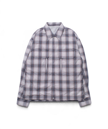【F/CE.- エフシーイー】 CHECK FIELD SHIRT 2.0 / Gray (シャツ/グレー)