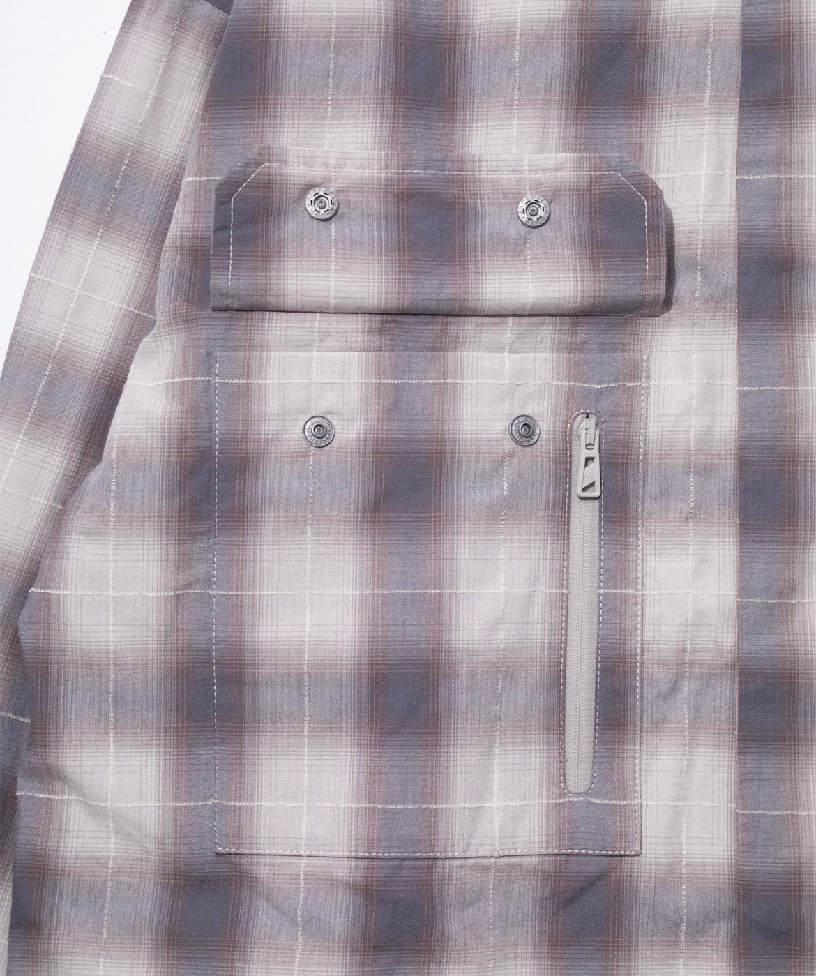 【F/CE.- エフシーイー】 CHECK FIELD SHIRT 2.0 / Gray (シャツ/グレー)