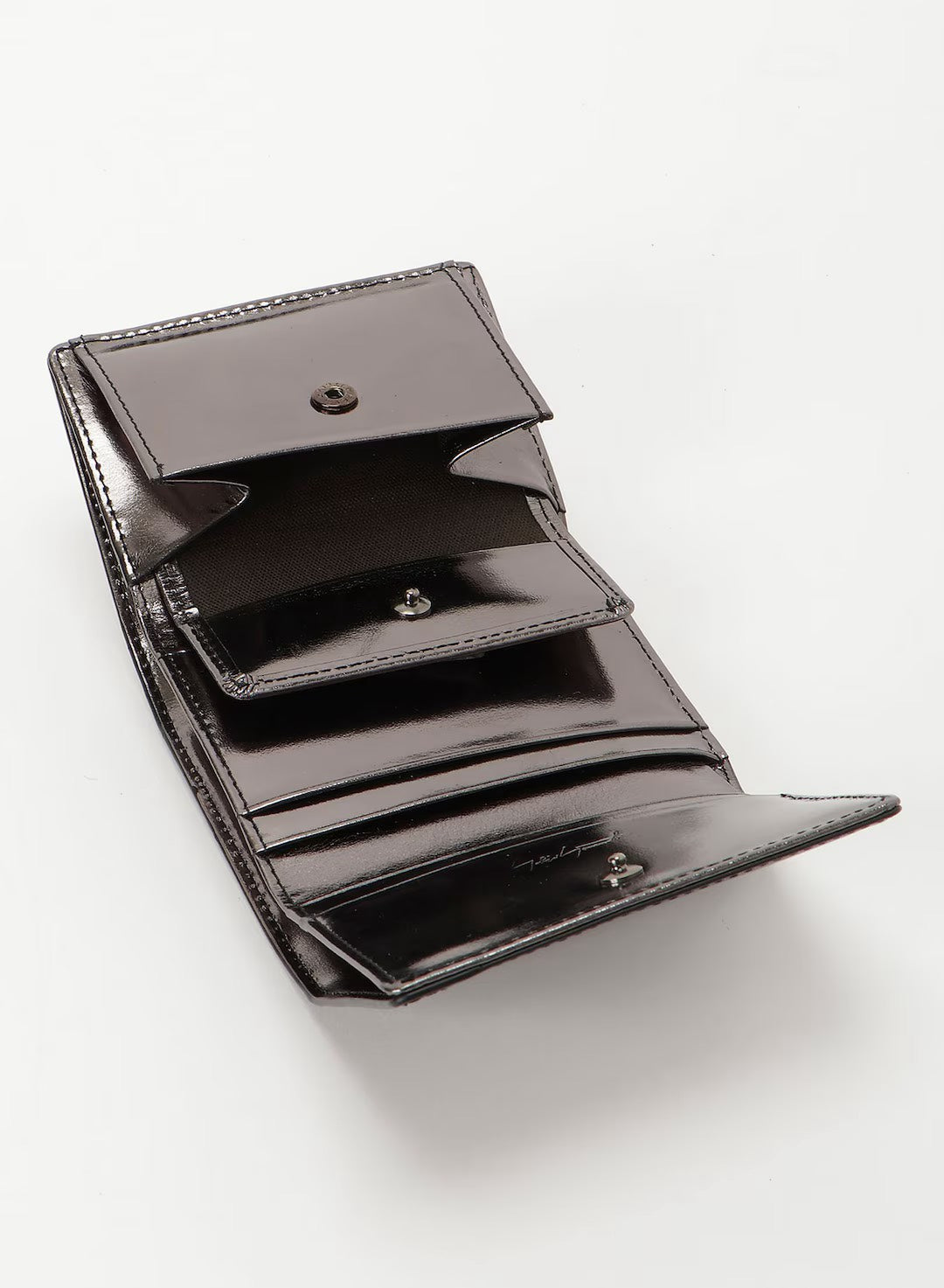 【Discord Yohji Yamamoto - ディスコード ヨウジヤマモト】Compact / GUNMETAL (ウォレット/ガンメタル)