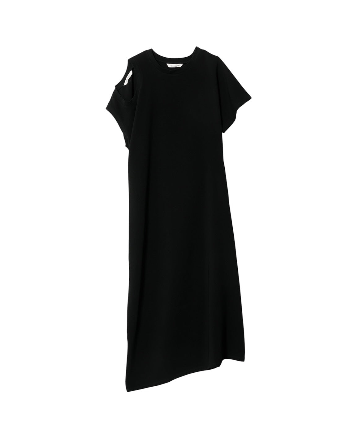 【beautiful people - ビューティフルピープル】double-neck triacetate double cloth dress / BLACK (ドレス/ブラック)