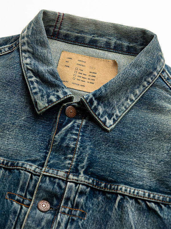 【ANACHRONORM - アナクロノーム】CONTEXT-005 FRONT TUCK DENIM JACKET 5Y / INDIGO (ジャケット/インディゴ)