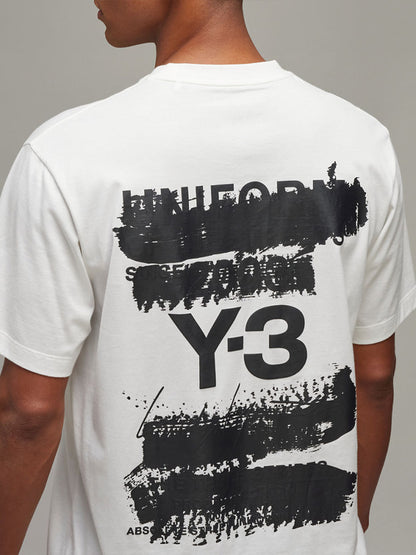 【Y-3 -ワイスリー】U GFX SS TEE / CORE WHITE(Tシャツ/ホワイト)