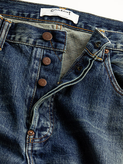 【ANACHRONORM - アナクロノーム】CONTEXT-001 REGULAR TAPERED 5P PANTS 5Y / INDIGO (パンツ/インディゴ)
