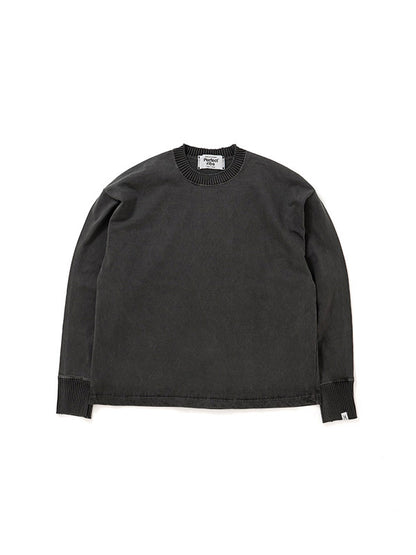 【Perfect ribs® - パーフェクトリブス】Long Sleeve T Shirts / Fade Black (Tシャツ/フェードブラック)
