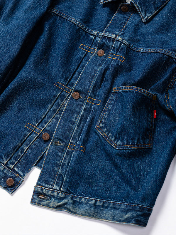 【ANACHRONORM - アナクロノーム】CONTEXT-005 FRONT TUCK DENIM JACKET 1Y / INDIGO (ジャケット/インディゴ)