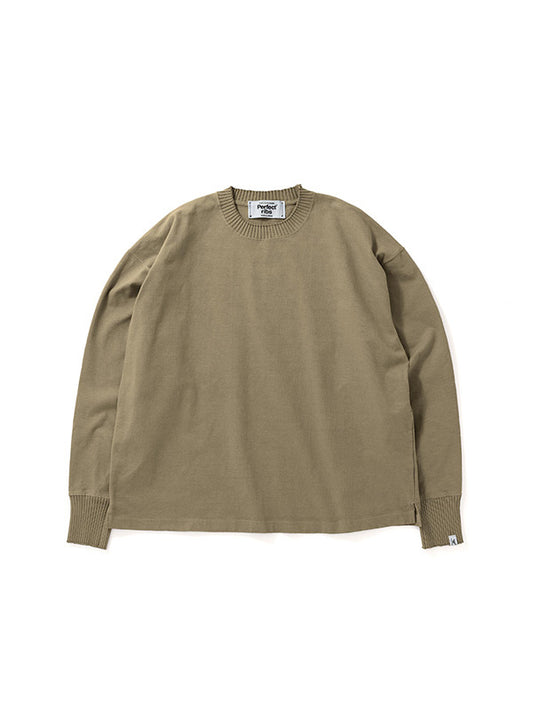 【Perfect ribs® - パーフェクトリブス】Long Sleeve T Shirts / Army Green(Tシャツ/アーミーグリーン)