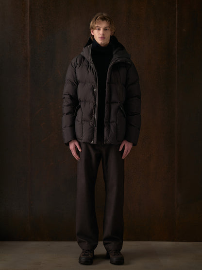 【Ten c- テンシー】ANTARCTIC COMBO DOWN PARKA / TURKISH COFFEE(アウター/ターキッシュコーヒー)