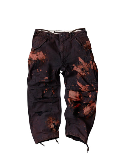 【ANACHRONORM - アナクロノーム】  AN337 M-51 DAMAGED FIELD CARGO PANTS / BLACK (パンツ/ブラック)