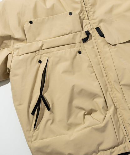 【+PHENIX - プラスフェニックス】FISHERMANS DOWN JACKET/ BEIGE (ジャケット/ベージュ)