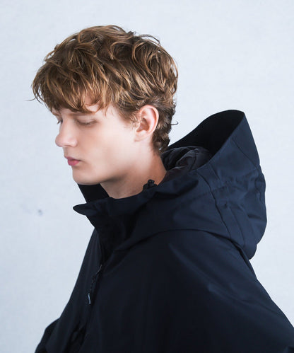 【+PHENIX - プラスフェニックス】FISHERMANS DOWN JACKET/ BLACK (ジャケット/ブラック)