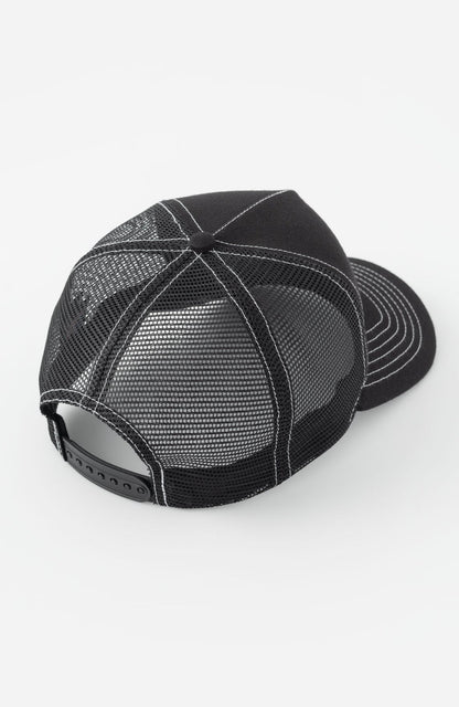 【STAMPD - スタンプド】LA SCRIPT TRUCKER / BLACK (キャップ/ブラック)
