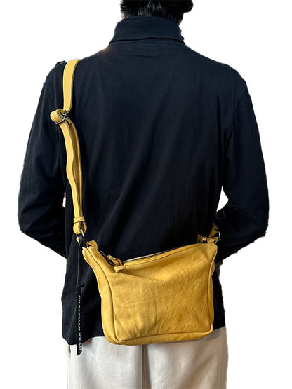 【Christian Peau - クリスチャンポー】CP SHOULDER BAG "Cow Leather"/ YELLOW(バッグ)