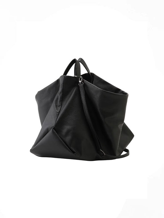 【Discord Yohji Yamamoto - ディスコード ヨウジヤマモト】TULIPS / BLACK (バッグ/ブラック)