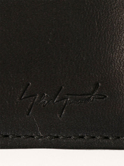 【Discord Yohji Yamamoto - ディスコード ヨウジヤマモト】PASS HOLDER"Cow Leather"/BLACK(パスホルダー/ブラック)