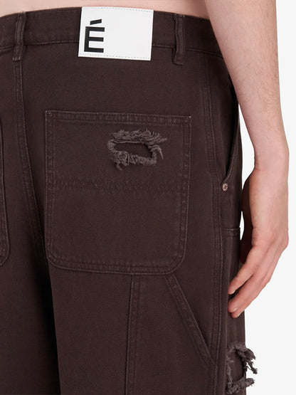 【Études studio - エチュード スタジオ】Loose carpenter pant / Dark Brown(パンツ/ダークブラウン)