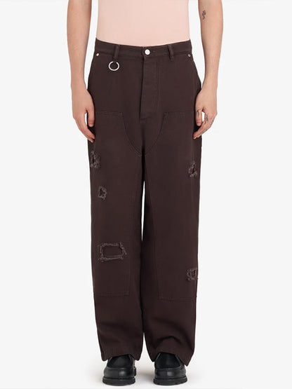 【Études studio - エチュード スタジオ】Loose carpenter pant / Dark Brown(パンツ/ダークブラウン)