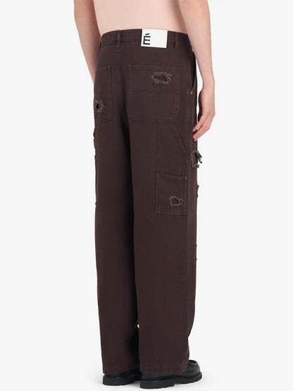 【Études studio - エチュード スタジオ】Loose carpenter pant / Dark Brown(パンツ/ダークブラウン)