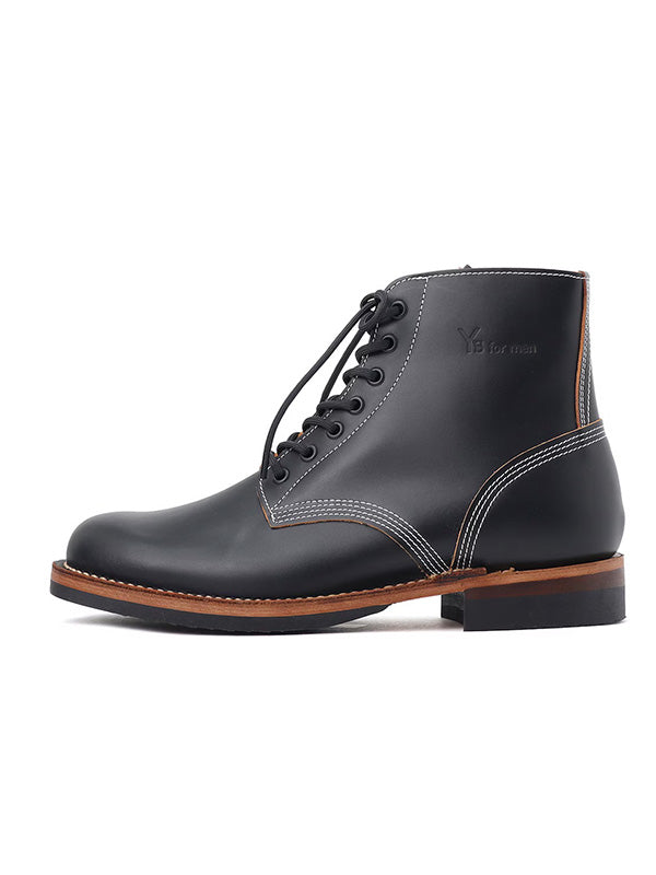 【Y's for men-ワイズフォーメン】Y's for men × Danner WORK BOOTS/ BLACK(レザーシューズ/ブラック)
