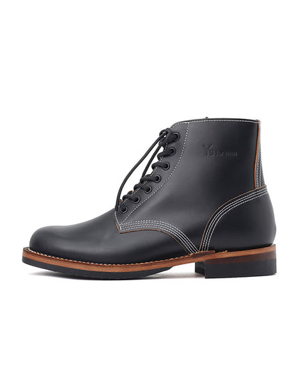 【Y's for men-ワイズフォーメン】Y's for men × Danner WORK BOOTS/ BLACK(レザーシューズ/ブラック)