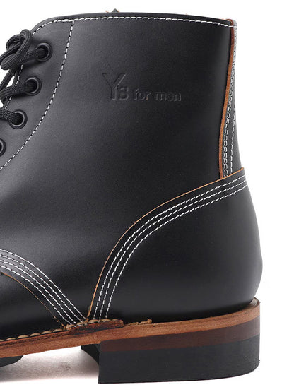 【Y's for men-ワイズフォーメン】Y's for men × Danner WORK BOOTS/ BLACK(レザーシューズ/ブラック)