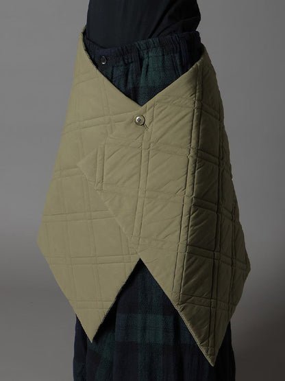 【Ground Y - グラウンドワイ】COTTON TYPEWRITER PADDED SCARF / KHAKI(スカーフ/カーキ)